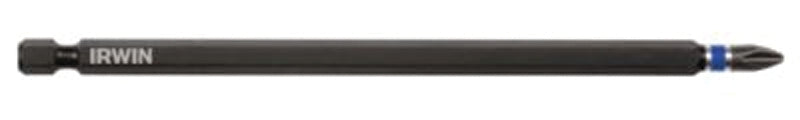 IRWIN Irwin 1837460 Power Bit, #2 Drive, Phillips Drive, 1/4 in Shank, Hex Shank, 6 in L, S2 Steel, 1/PK