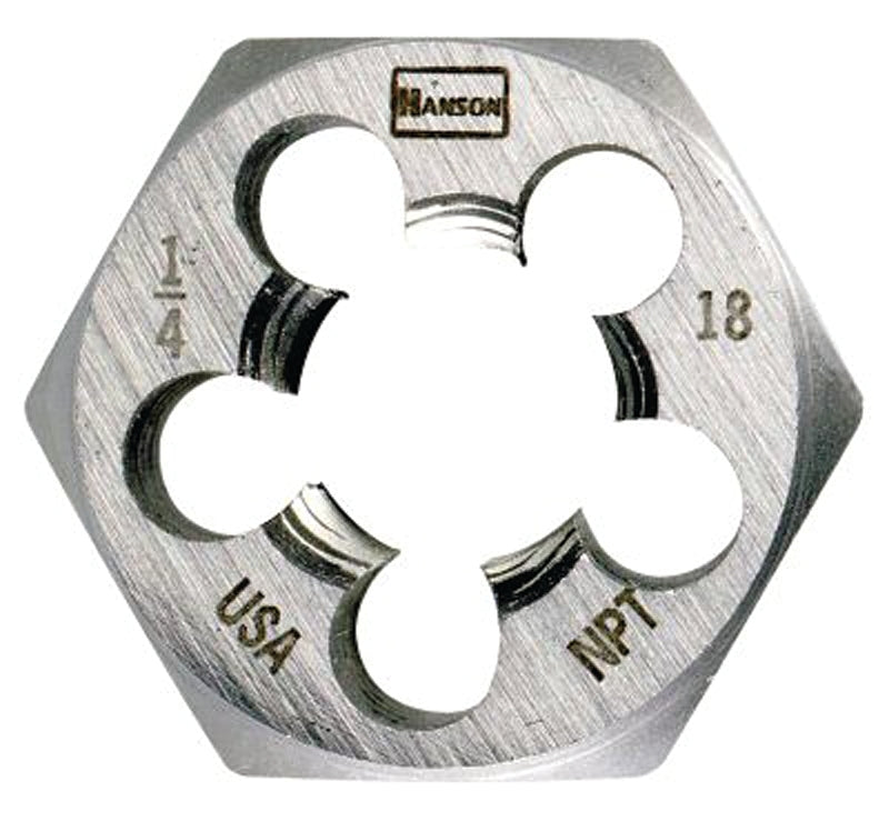 IRWIN Irwin 7005 Taper Pipe Die, 1/2-14 Thread, NPT Thread, Right Hand Thread, HCS
