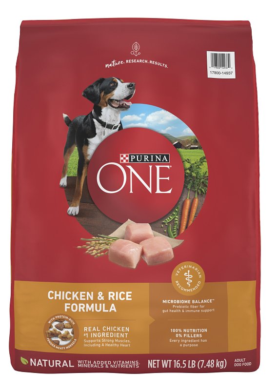 PURINA ONE Purina ONE SmartBlend 14937 Dog Food, Adult Breed, Wet, Brown Rice, Lamb Flavor, 16.5 lb Can PET & WILDLIFE SUPPLIES PURINA ONE