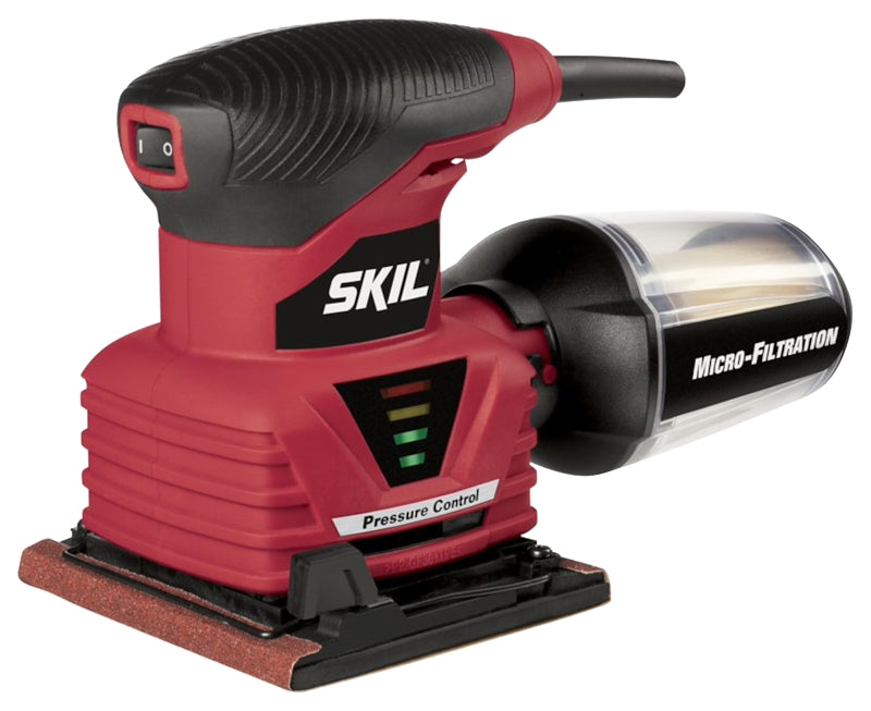 SKIL Skil 7292-02 Palm Sander, 2 A, 1/4 in Sheet, Includes: (1) Paper Punch Plate and (1) 7292-02 Sheet Palm Sander TOOLS SKIL