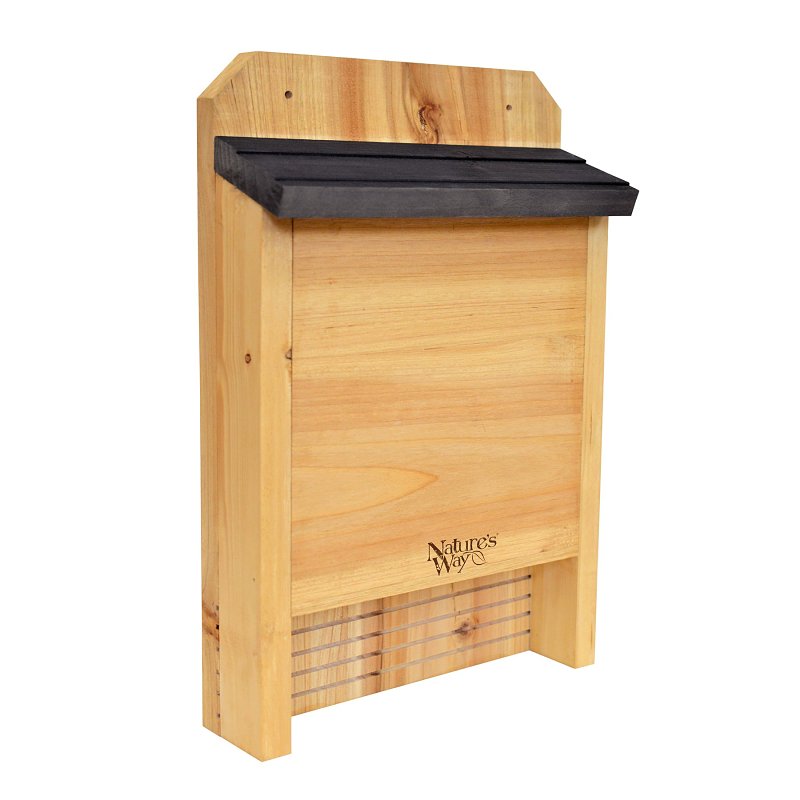 NATURE'S WAY BIRD PRODU Nature's Way CWH10 Bird House, 10 in W, 3-1/2 in D, 15 in H, Single Chamber, Cedar