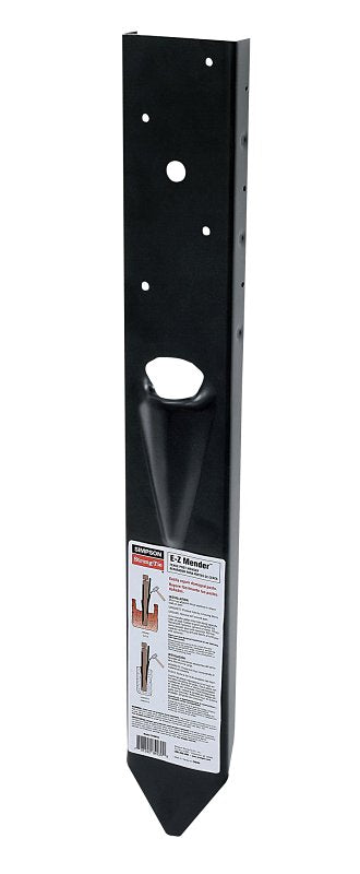 SIMPSON STRONG-TIE Simpson Strong-Tie E-Z Mender FPBM44E Fence Post Repair Bracket, 12 ga Gauge, Steel, Powder-Coated, Screw Mounting HARDWARE & FARM SUPPLIES SIMPSON STRONG-TIE
