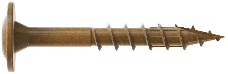 SIMPSON STRONG-TIE Simpson Strong-Tie CBT08114R100 Construction Screw, #8 Thread, 1-1/4 in L, Serrated Thread, Wafer Head HARDWARE & FARM SUPPLIES SIMPSON STRONG-TIE