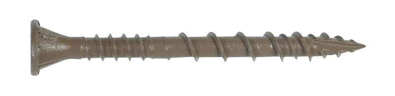 SIMPSON STRONG-TIE Simpson Strong-Tie Deck-Drive DSVT DSVT2R5LB Deck Screw, #8 Thread, 2 in L, Variable Thread, Ribbed Flat Head, 5 lb HARDWARE & FARM SUPPLIES SIMPSON STRONG-TIE
