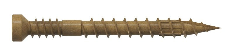 SIMPSON STRONG-TIE Simpson Strong-Tie FT07112R100 Screw, #7 Thread, 1-1/2 in L, Serrated Thread, Trim Head, 6-Lobe Drive, 100/PK HARDWARE & FARM SUPPLIES SIMPSON STRONG-TIE