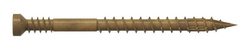 SIMPSON STRONG-TIE Simpson Strong-Tie FT07200R450 Finishing Trim Screw, #7 Thread, 2 in L, Serrated Thread, Trim Head, 450 HARDWARE & FARM SUPPLIES SIMPSON STRONG-TIE