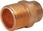 NIBCO INC. Elkhart Products 104 Series 30368 Pipe Adapter, 1-1/2 in, Sweat x MNPT, Copper PLUMBING, HEATING & VENTILATION NIBCO INC.