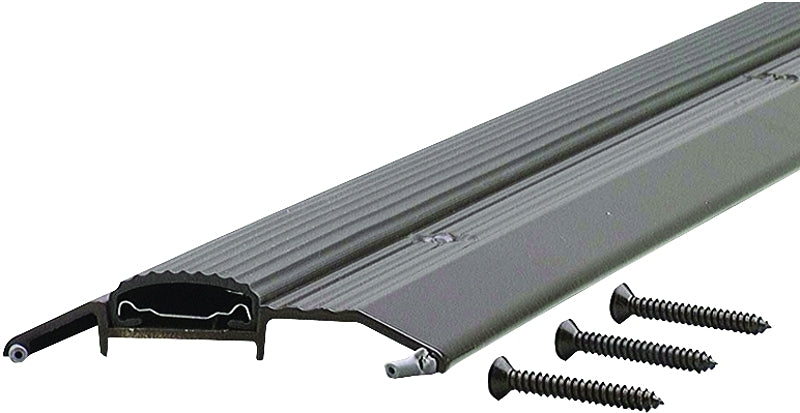 M-D M-D 10116 Low Threshold, 36 in L, 3-3/4 in W, Aluminum, Bronze