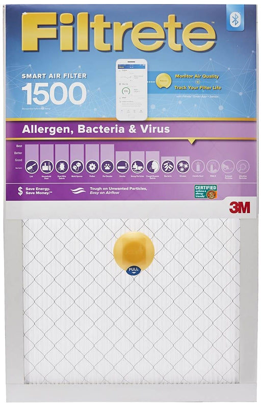 FILTRETE Filtrete S-2003-4 Air Filter, 25 in L, 20 in W, 12 MERV, 1500 MPR PLUMBING, HEATING & VENTILATION FILTRETE