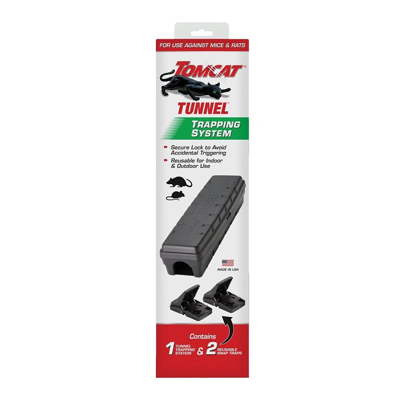 TOMCAT Tomcat 3610205 Tunnel Trap System, 4 in L, 4.85 in W, 18 in H