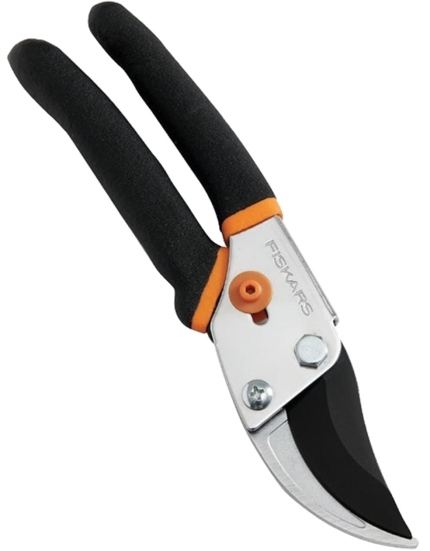 FISKARS Fiskars 91095935J Bypass Pruner, 5/8 in Cutting Capacity, Steel Blade, Non-Slip Grip Handle LAWN & GARDEN FISKARS
