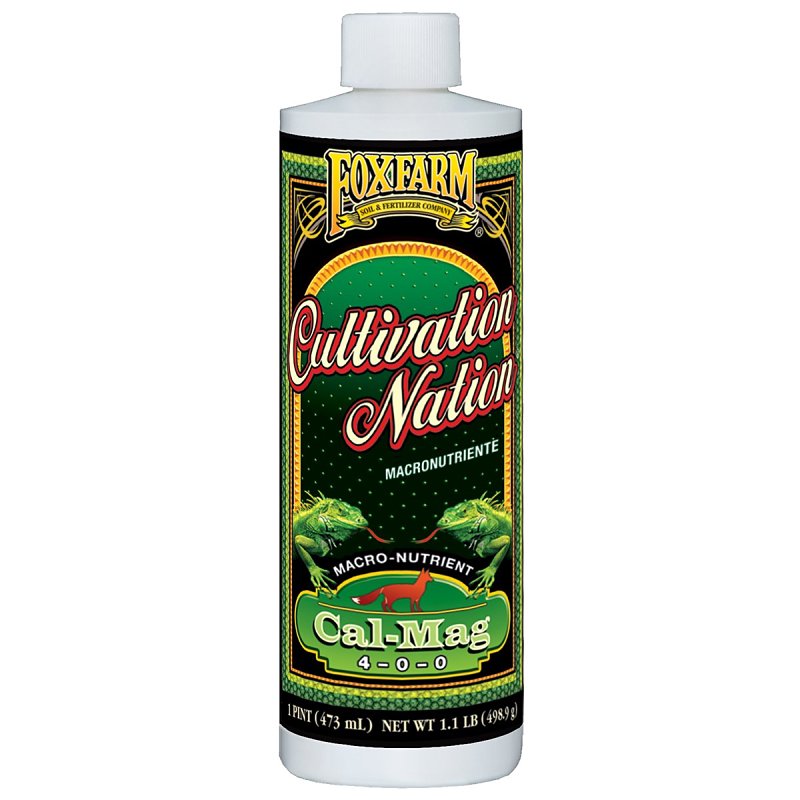 FOX FARM Foxfarm Cultivation Nation FXF270314 Cal-Mag Supplement, 1 pt, Liquid, 4-0-0 N-P-K Ratio