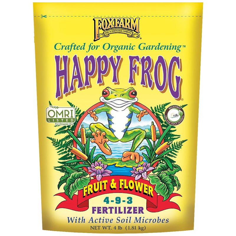 FOX FARM Happy Frog FX500527 Fruit and Flower Fertilizer, 4 lb