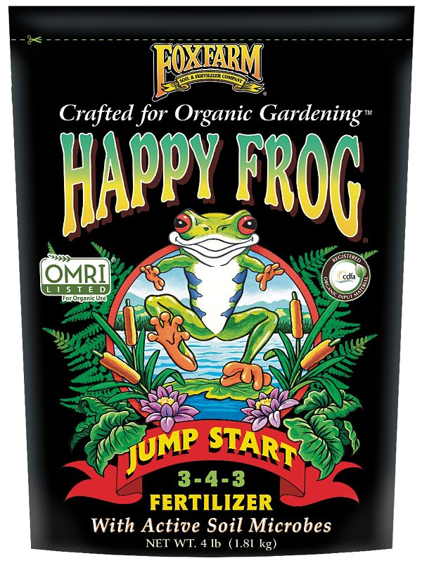 FOX FARM Happy Frog 500008 Jump Start Fertilizer, 4 lb