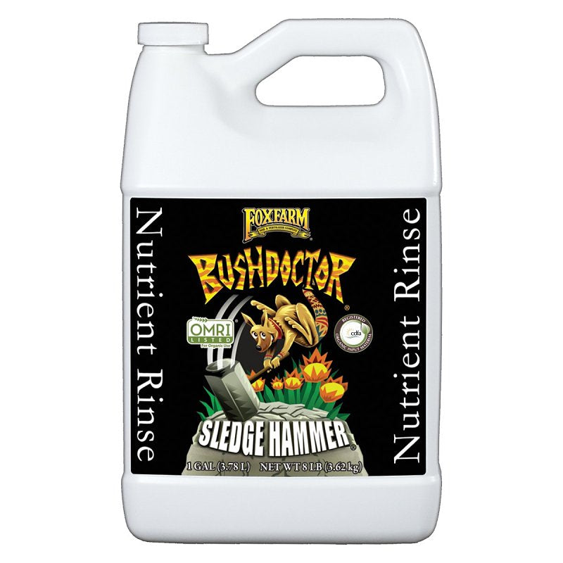 FOX FARM Foxfarm Bush Doctor, SledgeHammer SHGAL Plant Food, 1 gal, Liquid
