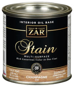 ZAR ZAR 50806 Wood Stain, Champagne, Liquid, 0.5 pt