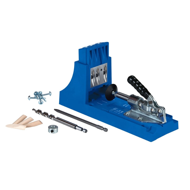 KREG Kreg K4 Series Pocket Hole Jig, Includes: (1) 6 in Square Driver, (1) Starter Kreg Screw Set, (1) Pocket-Hole Plug Set TOOLS KREG