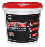 DAP DAP 12142 Lightweight Spackling, Latex, Oil Base, White, 1 qt Tub PAINT DAP