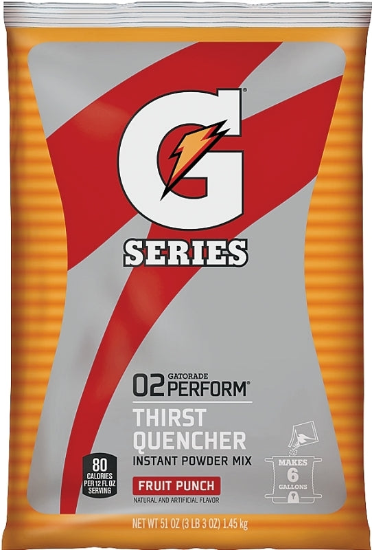 GATORADE Gatorade 33690 Thirst Quencher Instant Powder Sports Drink Mix, Powder, Fruit Punch Flavor, 51 oz Pack APPLIANCES & ELECTRONICS GATORADE