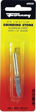 FORNEY Forney 60030 Grinding Point, 1/4 x 1-1/16 in Dia, 1/4 in Arbor/Shank, 60 Grit, Coarse, Aluminum Oxide Abrasive TOOLS FORNEY