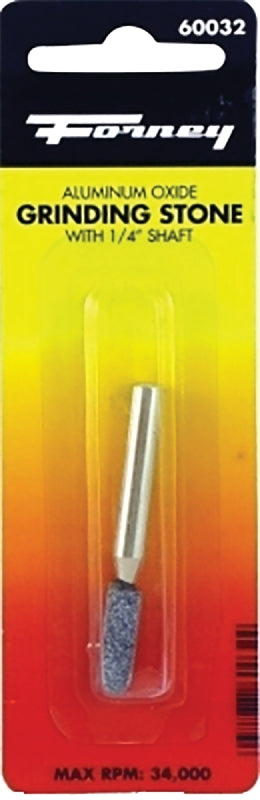 FORNEY Forney 60032 Grinding Point, 1/4 x 3/4 in Dia, 1/4 in Arbor/Shank, 60 Grit, Coarse, Aluminum Oxide Abrasive