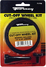 FORNEY Forney 71798 Cut-Off Wheel Kit, 3 in Dia TOOLS FORNEY