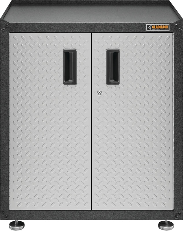 GLADIATOR Gladiator GAGB28FDYG Modular Gear Box, 300 lb, 2-Shelf, Steel, Silver Tread HOUSEWARES GLADIATOR