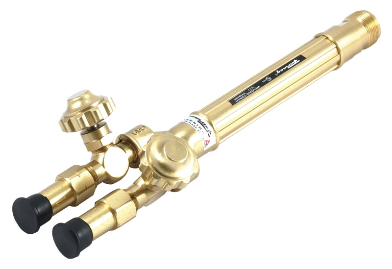 FORNEY Forney 87102 Torch Handle, Compatible, Heavy Duty, Oxy-Acetylene, Tough Extruded Brass, For: Forney 01711 Torch Kit