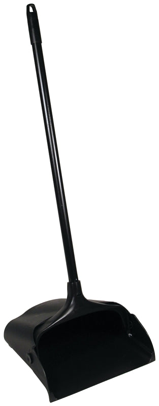 RUBBERMAID Rubbermaid 1887090 Dustpan, 12.8 in L, 11.3 in W, Black CLEANING & JANITORIAL SUPPLIES RUBBERMAID