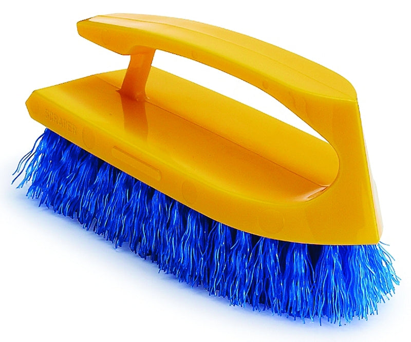 RUBBERMAID Rubbermaid FG648200COBLT Scrubber Brush, 1 in L Trim, 6 in OAL