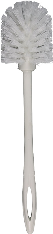 RUBBERMAID Rubbermaid FG631000WHT Toilet Bowl Brush, 1-1/8 in L Trim, Polypropylene Bristle, White Bristle, 14-1/2 in OAL CLEANING & JANITORIAL SUPPLIES RUBBERMAID