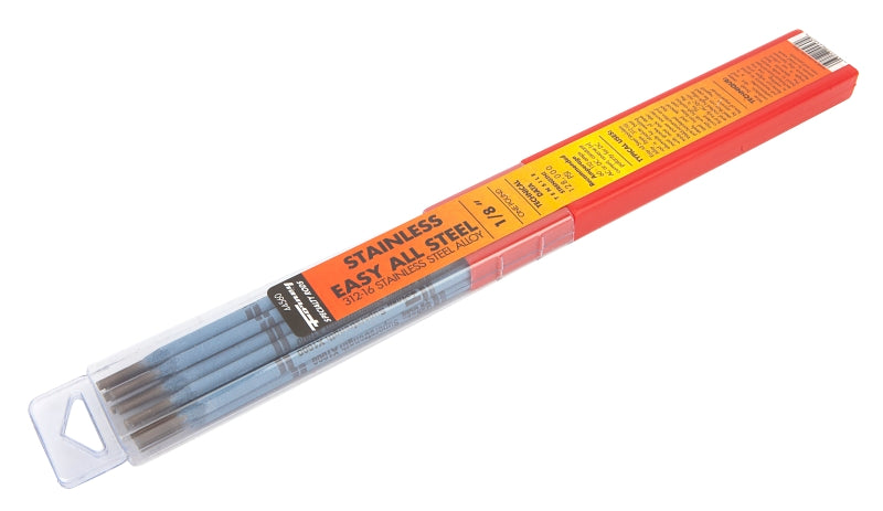 FORNEY Forney 44560 Electrode, 1/8 in Dia, 14 in L, Stainless Steel