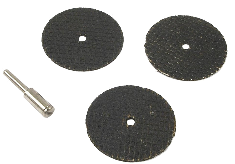 FORNEY Forney 60214 Cut-Off Wheel Kit, 1-1/2 in Dia, 1/8 in Arbor TOOLS FORNEY