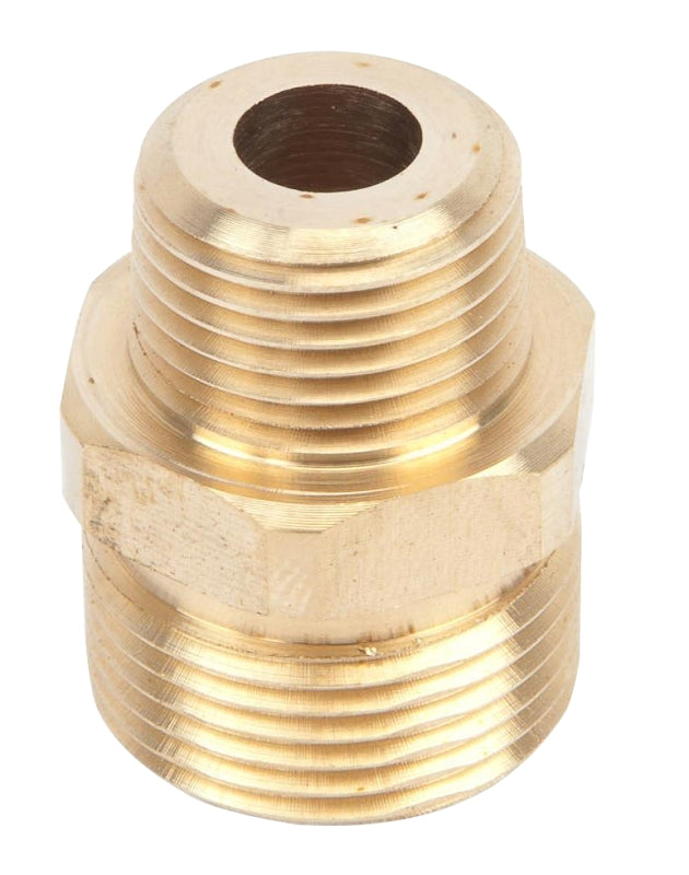 FORNEY Forney 75117 Screw Nipple, M22 x 3/8 in Connection, Male x MNPT