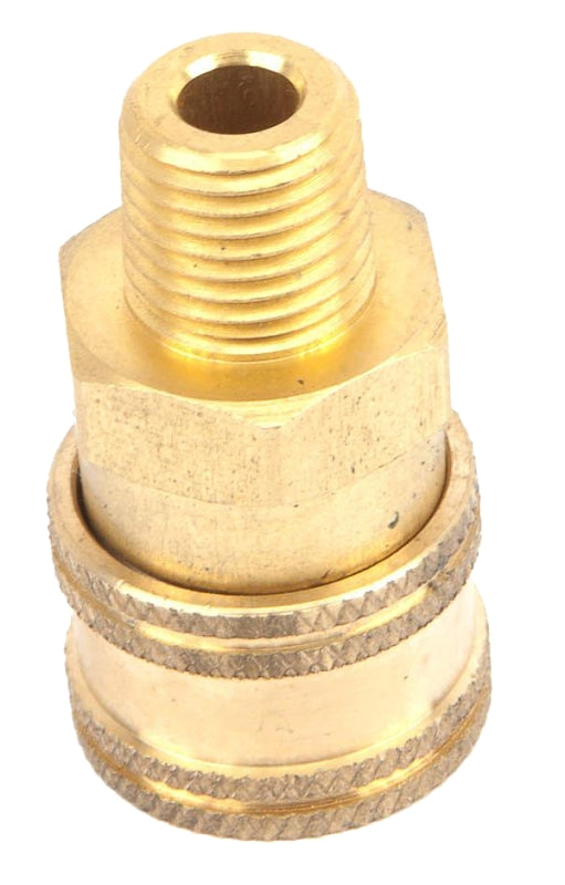 FORNEY Forney 75126 Quick Coupler, 1/4 in Connection, MNPT, Brass OUTDOOR LIVING & POWER EQUIPMENT FORNEY