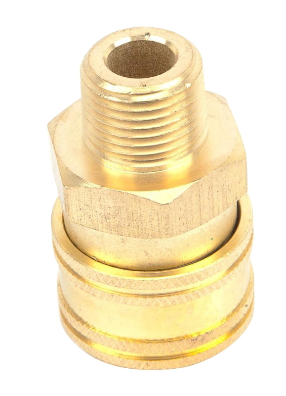 FORNEY Forney 75128 Coupler, 3/8 in Connection, FNPT, Brass OUTDOOR LIVING & POWER EQUIPMENT FORNEY