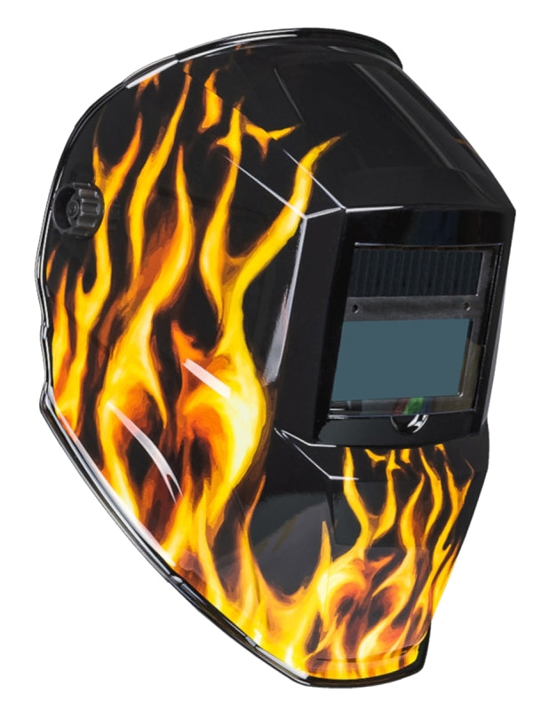 FORNEY Forney Scorch Series 55859 ADF Welding Helmet, 5-Point Ratchet Harness Headgear, UV/IR Lens, 3.62 x 1.65 in Viewing