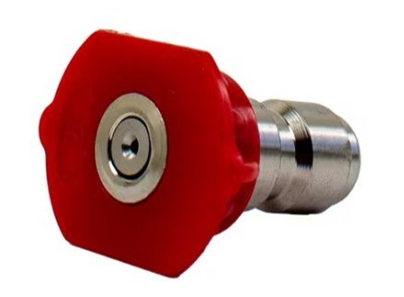 FORNEY INDUSTRIES Forney 75163 Blasting Spray Nozzle, 0 deg Angle, Quick-Connect, Stainless Steel