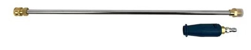 FORNEY INDUSTRIES Forney 75178 High-Pressure Wand and Multi-Regulator Nozzle, M22 Inlet, Brass/Steel, 14 in L