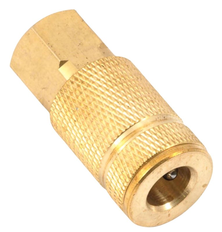 FORNEY INDUSTRIES Forney 75318 Coupler, Aro Style, 1/4 in, FNPT, Brass