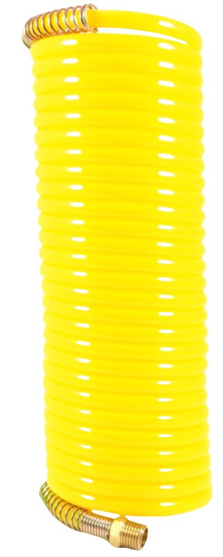FORNEY INDUSTRIES Forney 75418 Air Hose, 1/4 in ID, 25 ft L, MNPT, 200 psi Pressure, Nylon, Bright Yellow TOOLS FORNEY INDUSTRIES