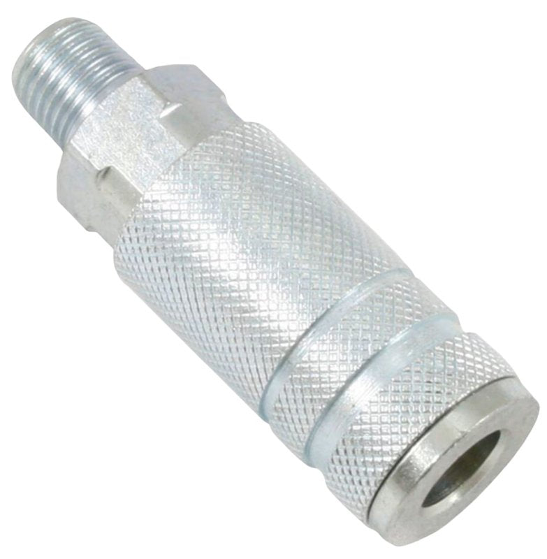 FORNEY INDUSTRIES Forney 75525 Coupler, 1/4 in, MNPT, Steel TOOLS FORNEY INDUSTRIES