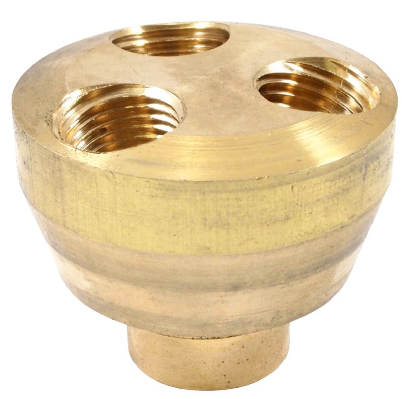 FORNEY INDUSTRIES Forney 75558 Manifold, 1/4 x 3 x 1/4 in, FNPT, Brass TOOLS FORNEY INDUSTRIES