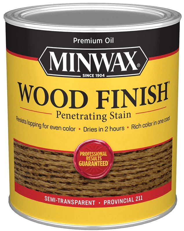MINWAX Minwax 70002444 Wood Stain, Provincial, Liquid, 1 qt Can PAINT MINWAX