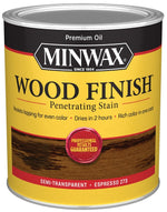 MINWAX Minwax 700504444 Wood Stain, Espresso, Liquid, 1 qt, Can PAINT MINWAX