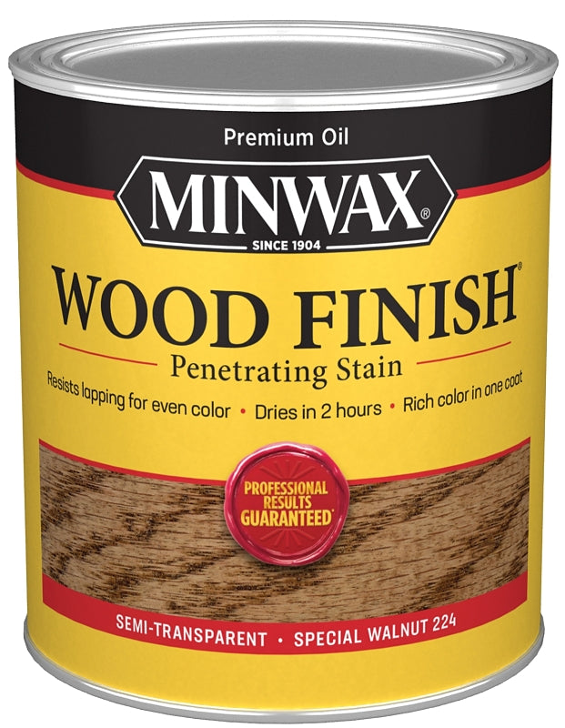 MINWAX Minwax 70006444 Wood Stain, Special Walnut, Liquid, 1 qt Can PAINT MINWAX