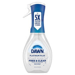 DAWN Dawn Platinum 65732 Dish Soap Spray, 16 oz, Liquid, Free and Clear Scent, Clear CLEANING & JANITORIAL SUPPLIES DAWN