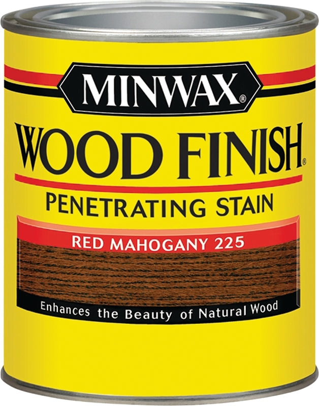 MINWAX Minwax 70007444 Wood Stain, Red Mahogany, Liquid, 1 qt Can PAINT MINWAX