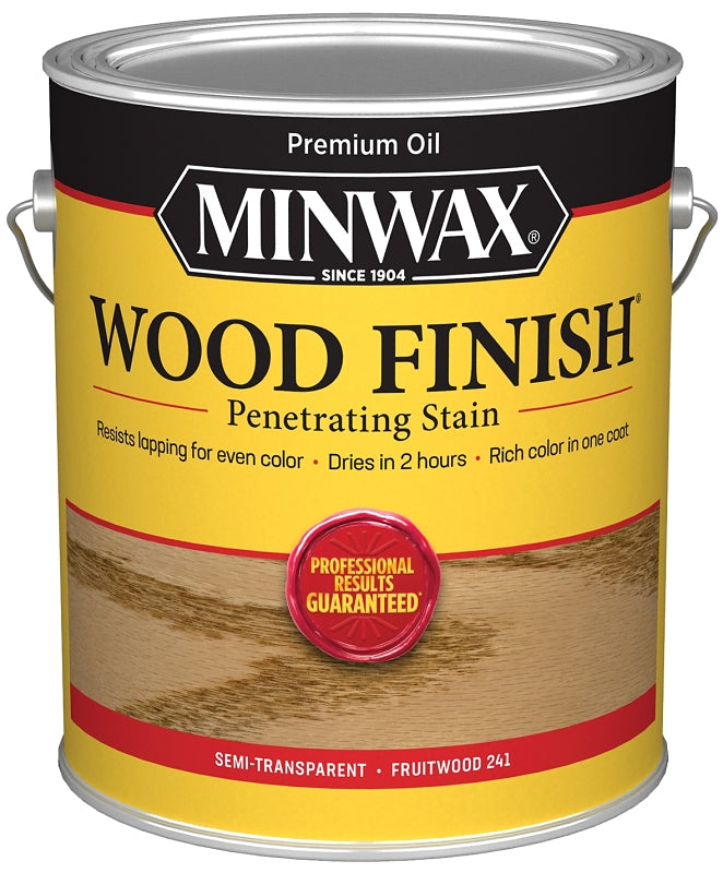 MINWAX Minwax 71010000 Wood Stain, Oil Base, Fruitwood, Liquid, 1 gal, Can