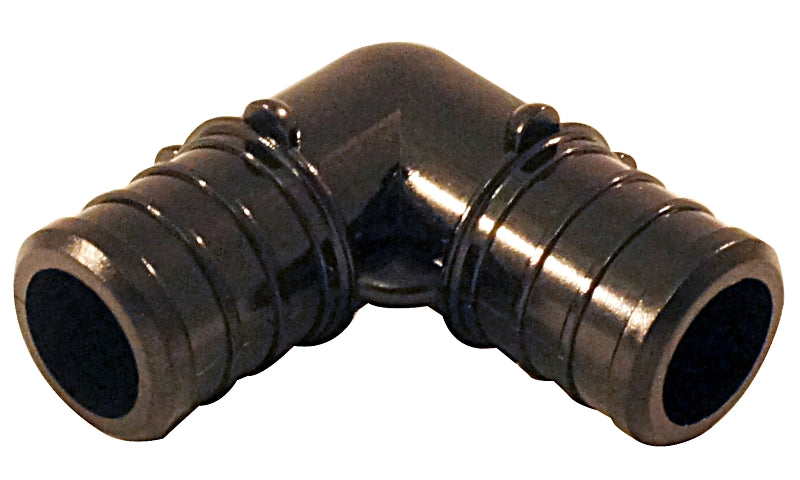 APOLLO Apollo ApolloPEX Series PXPAE125PK Pipe Elbow, 1/2 in, Barb, PEX-B, 90 deg Angle, Poly Alloy, 200 psi Pressure PLUMBING, HEATING & VENTILATION APOLLO